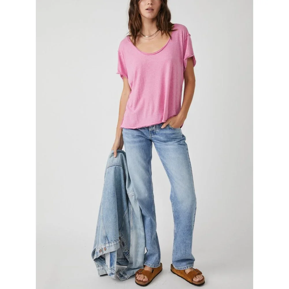 FREE PEOPLE Dylan Tee / Aurora - Picture 5 of 6